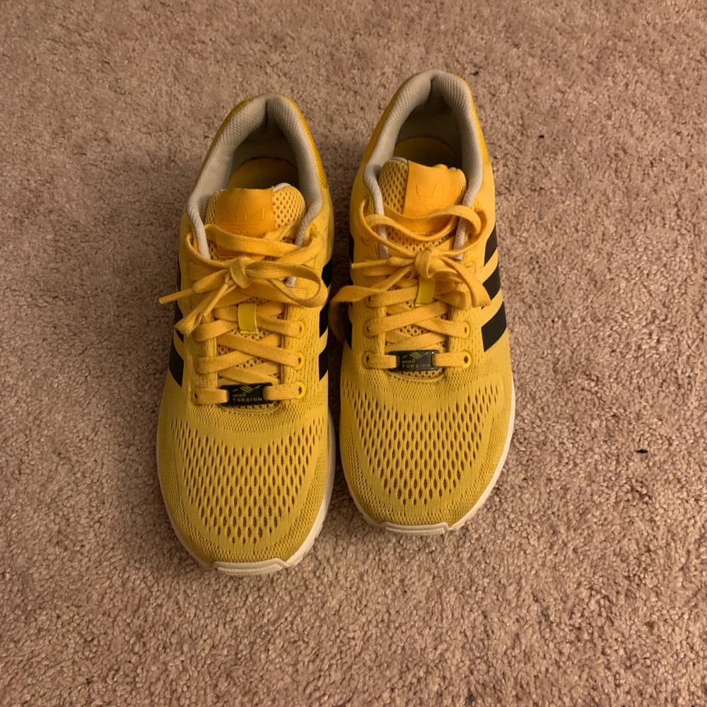 Yellow Adidas ZX Flux